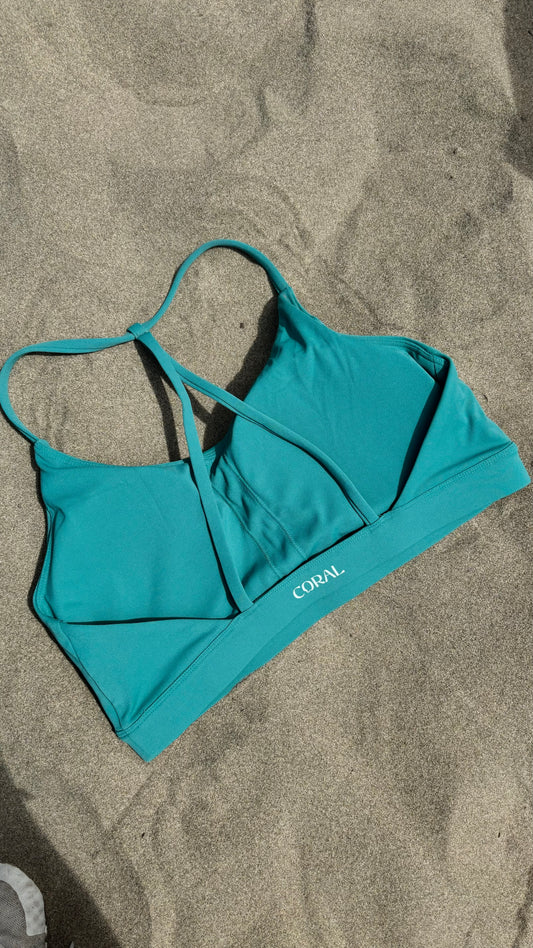 Coral Aqua Bra